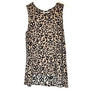 2/$15 Adrienne - Animal Print Sleeveless Top
